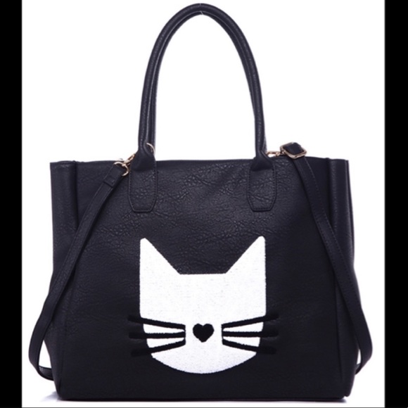 Pink Haley || B & W Oversized 🐱 Tote || Host Pick - Picture 2 of 2